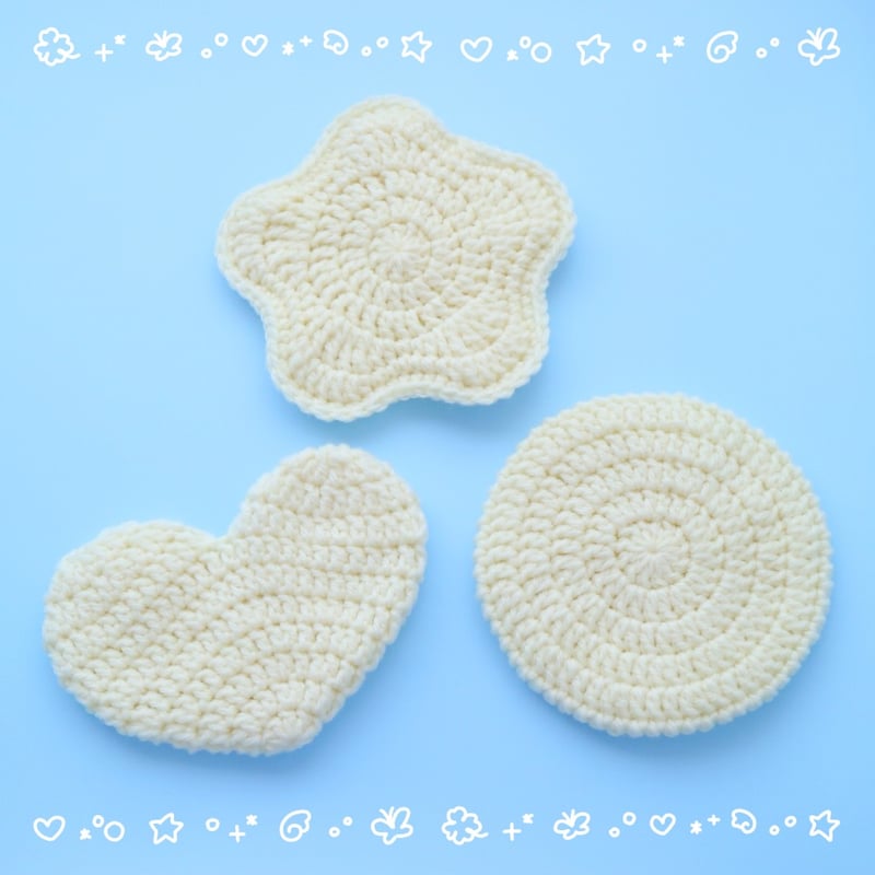 編み図】スセミたわし3種（全5ページPDF） | もちだあかり STORE