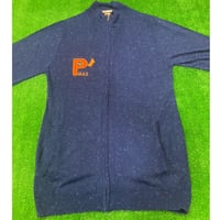 ラメジップブルゾン(ネイビー)