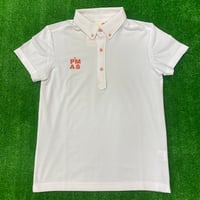 日本製　杢ポロシャツ(ホワイト)