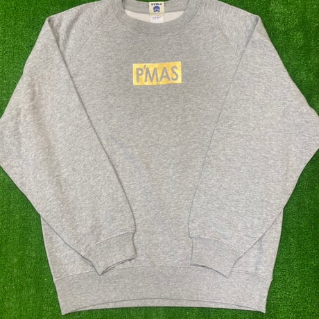 P'MASロゴ　ラグランスリーブスウェット