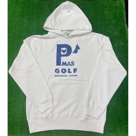 P'MAS GOLFパーカー(ホワイト)