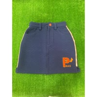 ワッフルスカート(ネイビー)