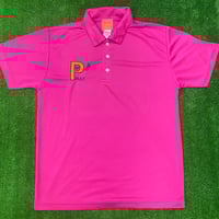 定番ドライポロシャツ(ピンク)