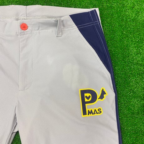 メッシュハーフパンツ(グレー×ネイビー)