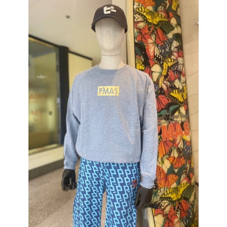 日本製P柄パンツ(ブルー)