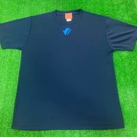 宮崎県ロゴ　ドライTシャツ(ネイビー)
