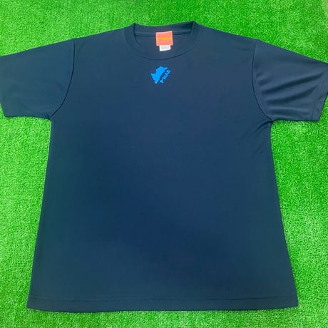 宮崎県ロゴ　ドライTシャツ(ネイビー)