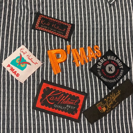 《P'MAS×Karl Helmut》ストライプポロシャツ