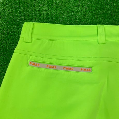 ニットハーフパンツ(ライム)