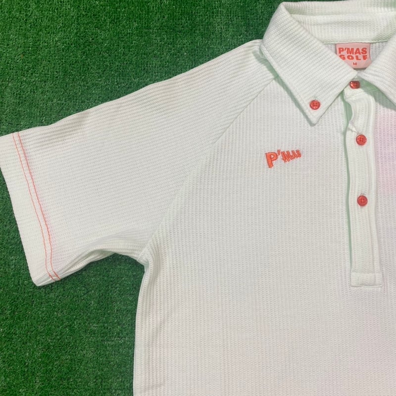 ワッフルポロシャツ(ライムグリーン) | P'MAS GOLF