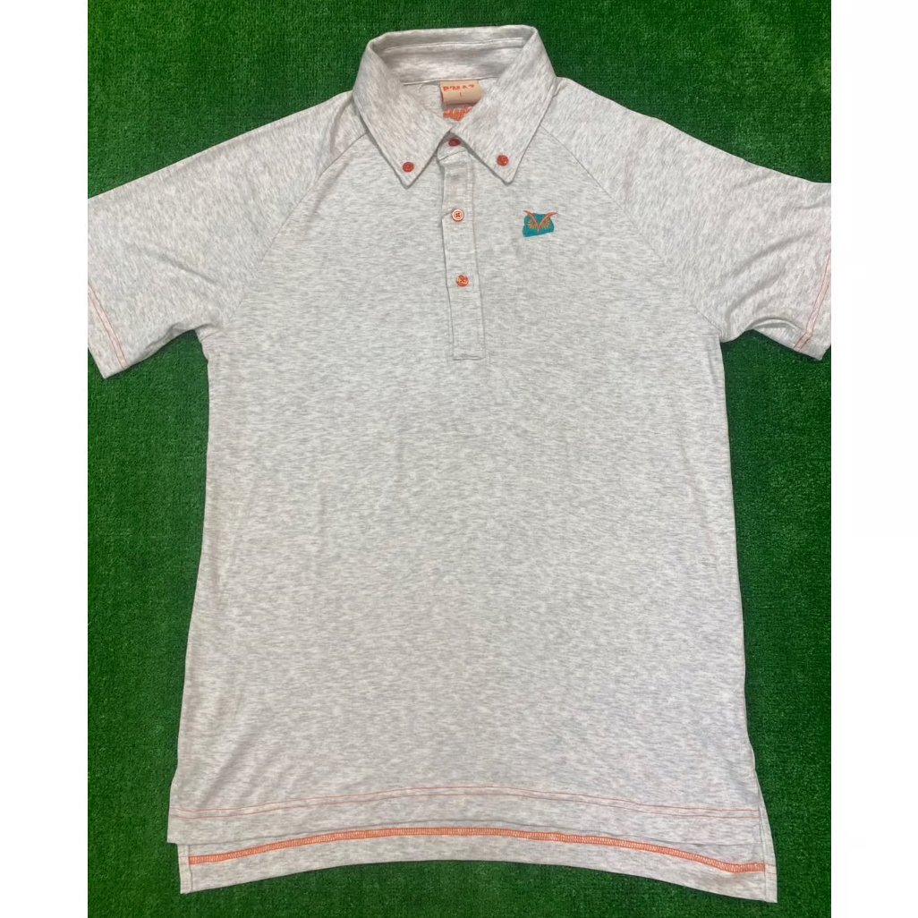 杢ラグランポロシャツ(ライトグレー) | P'MAS GOLF