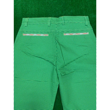 チェックパンツ(グリーン)