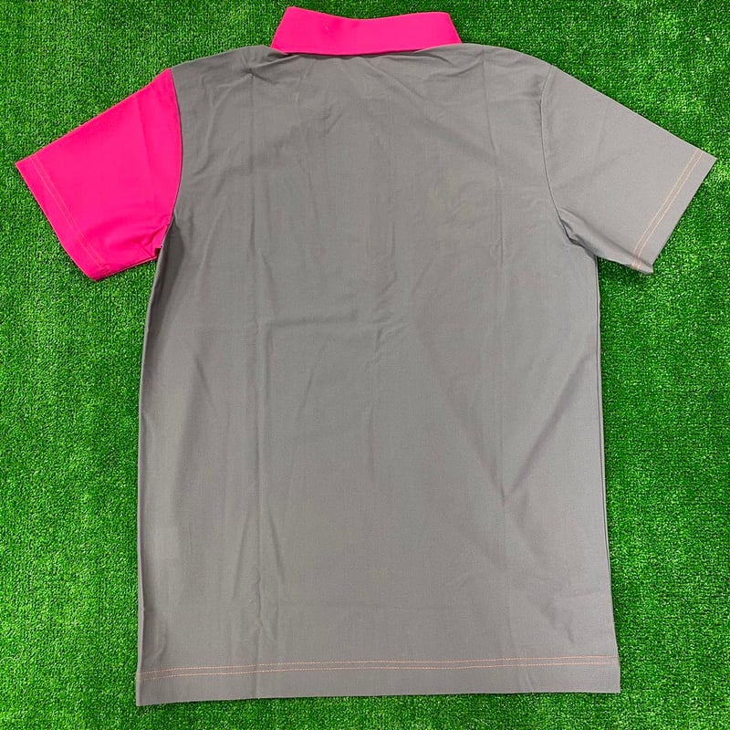 値下げしました。ホワイトポロシャツ 襟グレーアクセント ゴルフ tシャツ メンズ 開襟シャツ オープンカラー シャツ