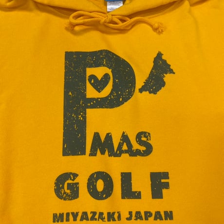 P'MAS GOLF パーカー(ゴールドイエロー)