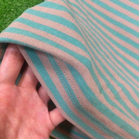 日本製タートルネックsupported by azabu tailor(グレー×ミント)
