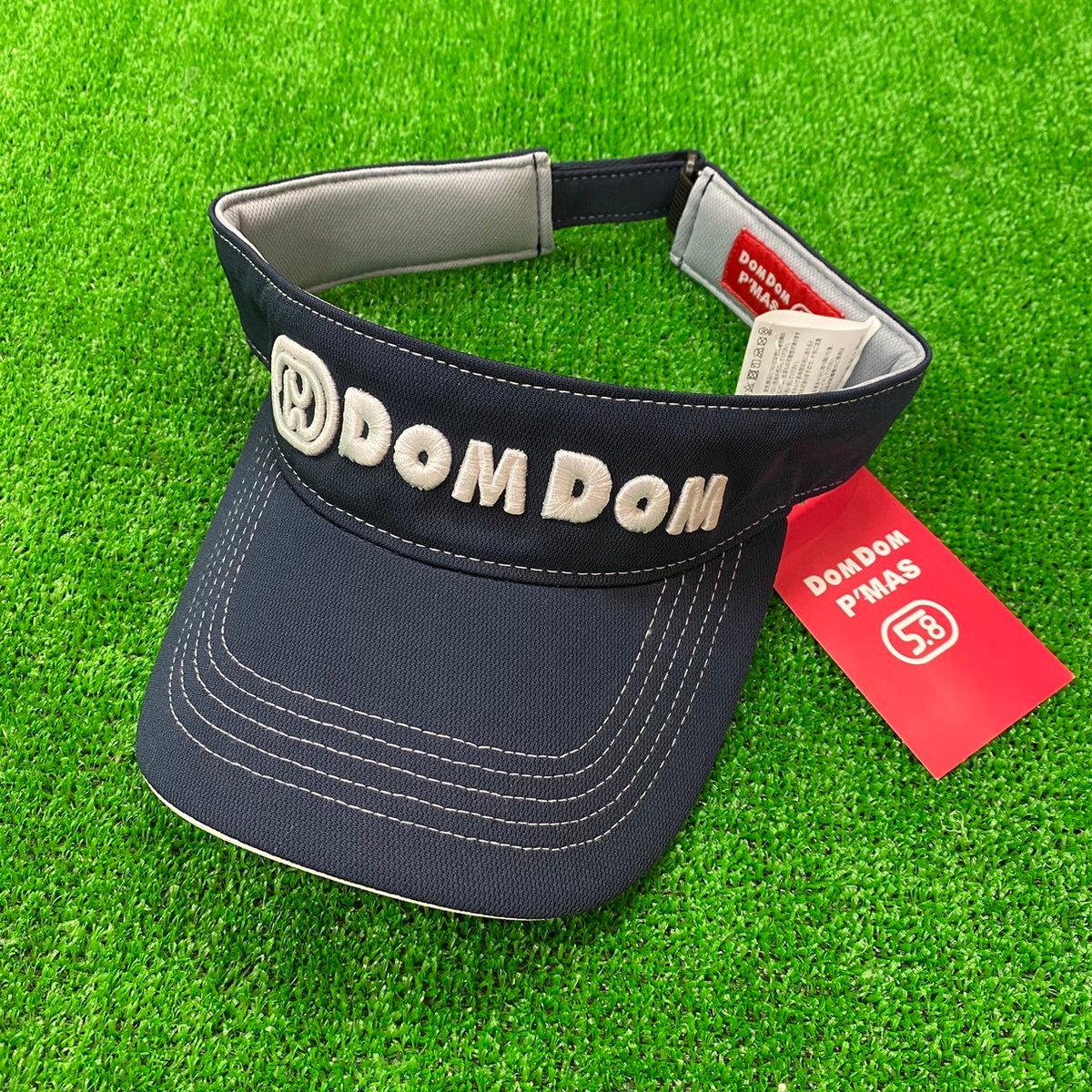 ドムドムバーガー　P 'mas ポロシャツ&バイザー　セット ドムドムハンバーガーゴルフグッズ｜地元物語｜レンブラントホテルが