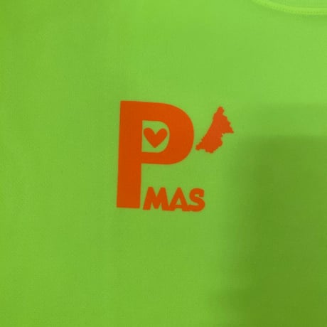 Pロゴ　ドライTシャツ(蛍光イエロー)