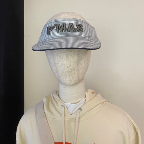 日本製ギンガムチェックバイザー