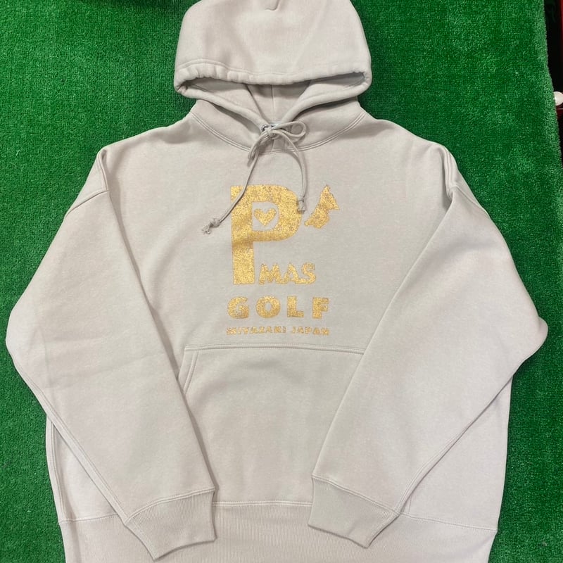P'MAS GOLF 裏起毛ビッグシルエットパーカー(ベージュ) | P'MAS GOLF