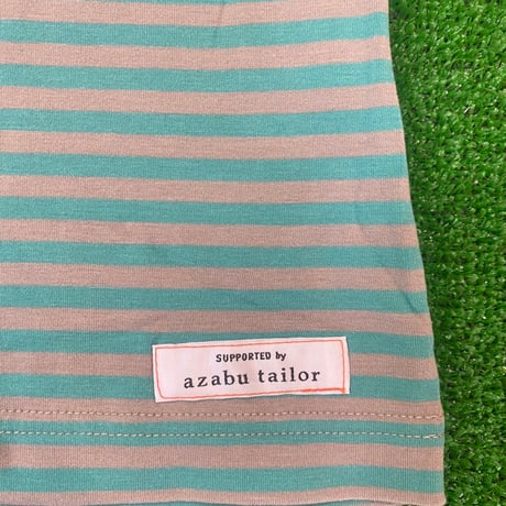 日本製タートルネックsupported by azabu tailor(グレー×ミント)