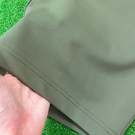スムースニットハーフパンツ(カーキ)