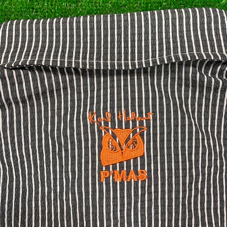 《P'MAS×Karl Helmut》ストライプポロシャツ
