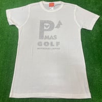 P'MAS ロゴ　Tシャツ(ホワイト)