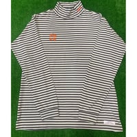 日本製タートルネック　supported by azabu tailor (グレー×ホワイト)