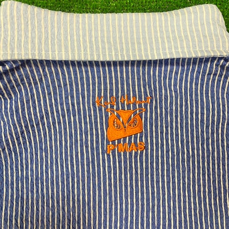 《P'MAS×Karl Helmut》ストライプポロシャツ