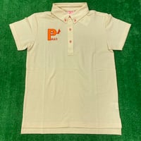 日本製ワッフルポロシャツ(イエロー)
