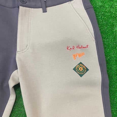 《P'MAS×Karl Helmut》パンツ(グレー×ハッカ)