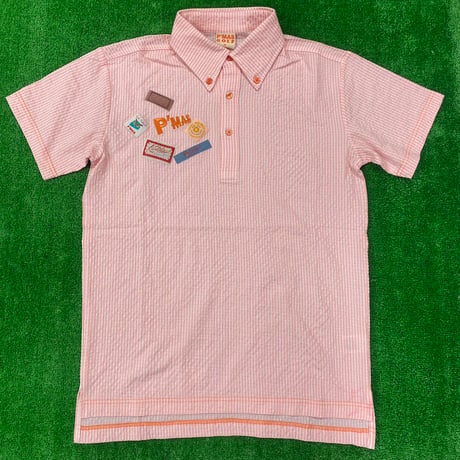《P'MAS×Karl Helmut》ストライプポロシャツ