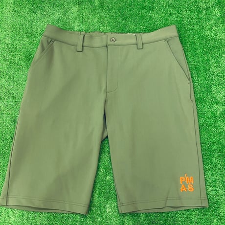 スムースニットハーフパンツ(カーキ)