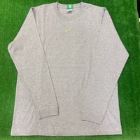 P'MASワンポイントロンT (グレー×ライムグリーン)