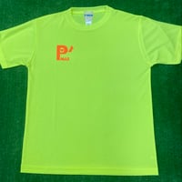 Pロゴ　ドライTシャツ(蛍光イエロー)