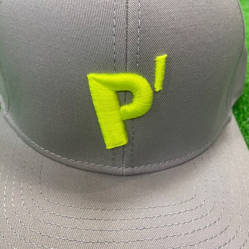 PEACEMINUSONE コーデュロイ キャップ Pロゴ 刺繍 グリーン Pロゴ刺繍キャップ | P'MAS GOLF