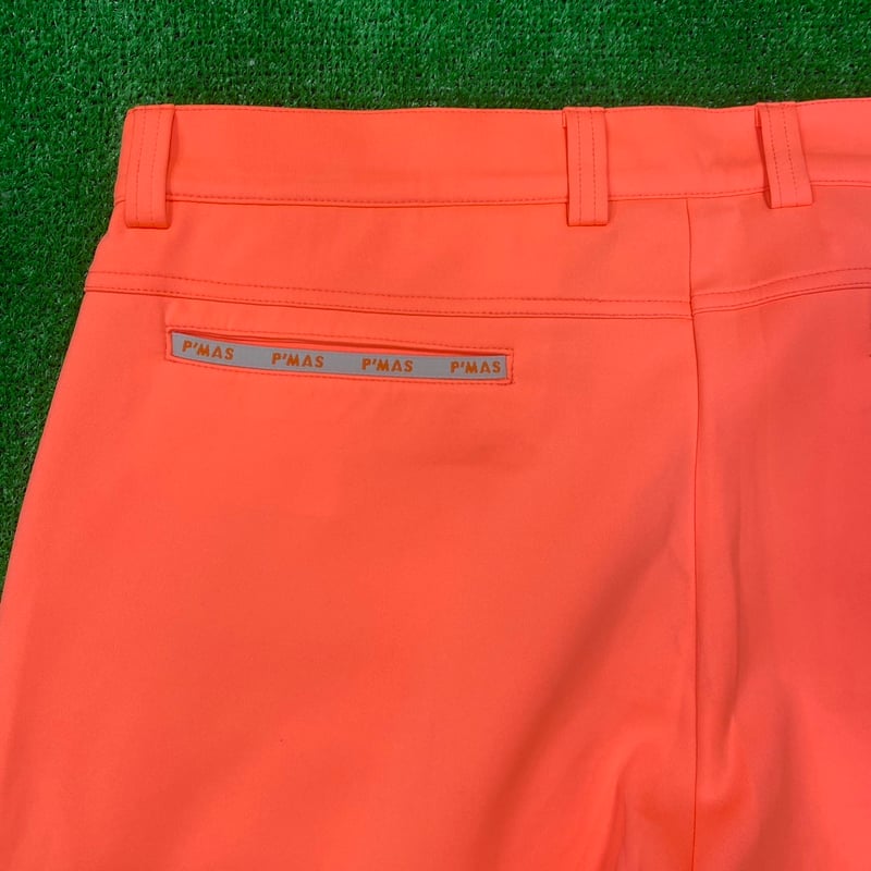 ニットハーフパンツ(蛍光オレンジ) | P'MAS GOLF