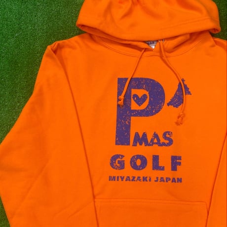 P'MAS GOLFパーカー(オレンジ)