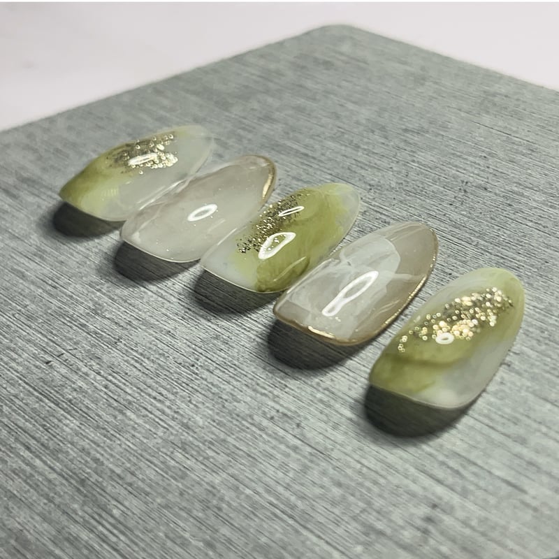 ミルキーニュアンス ネイルチップ ネイルチップ（ハンド、ミルキーベースニュアンス＆ピンク