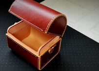 【A4size】HTM019 レザートレジャーボックスポーチ 【PDFpattern】