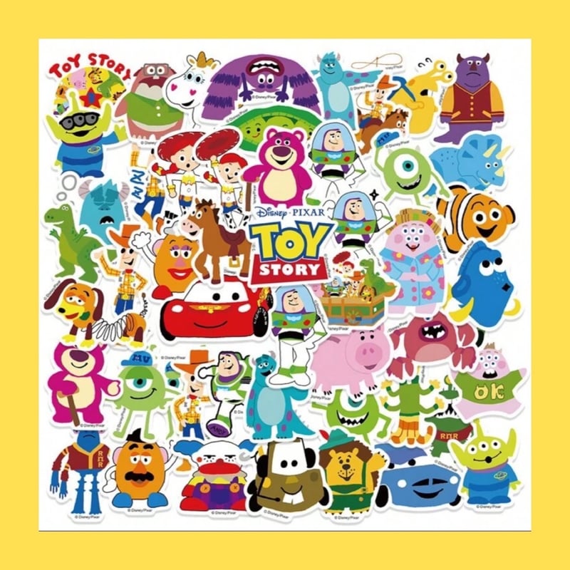 トイストーリー 防水ステッカー 10枚1セット【TOYSTORY】 | Pilina