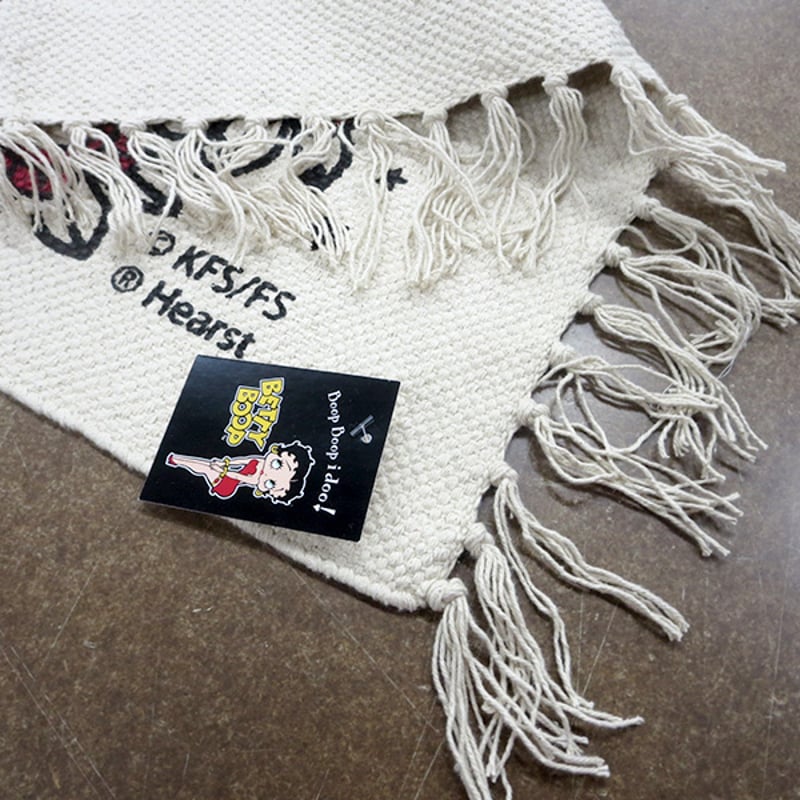 BETTY BOOP コットンマット フロアマット BETTY LUCK【ベティ ブープ