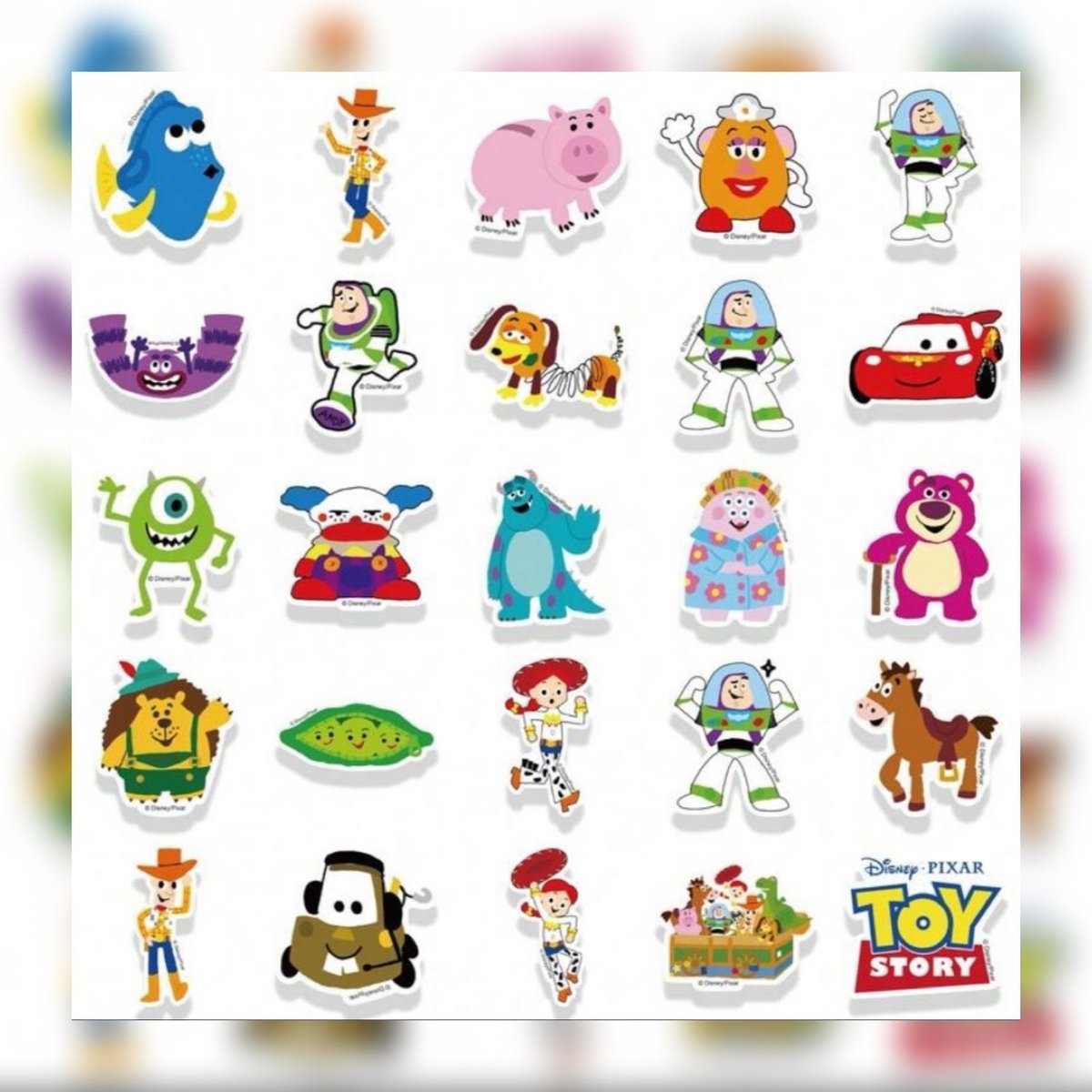 トイストーリー 防水ステッカー 10枚1セット【TOYSTORY】 | Pilina