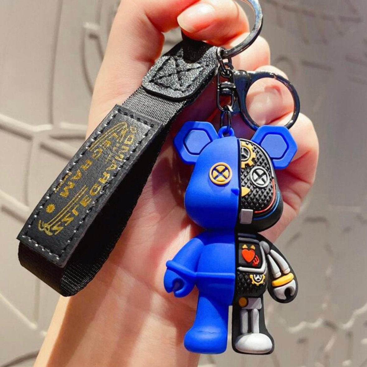 ロボット熊 キーホルダー 【ベアー】バックチャーム キーリング ロボット熊 キーホルダー 【ベアー】バックチャーム キーリング