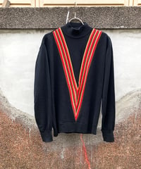 Art Deco V Stripe Knit