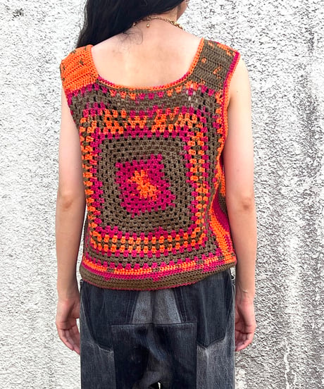 Granma Knitted Colorful Knit
