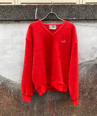 Vintage Crocodile Red Knit