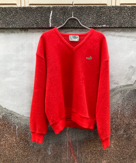 Vintage Crocodile Red Knit