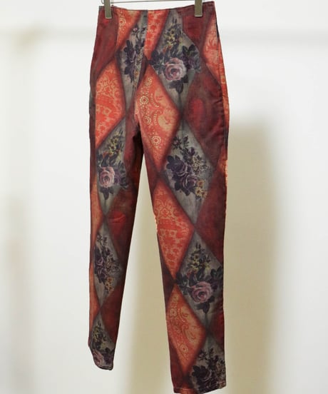 Rose Printed Pants