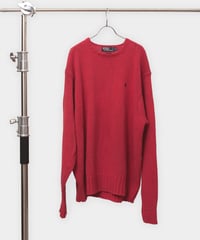 RALPH LAUREN Red Big Sweater